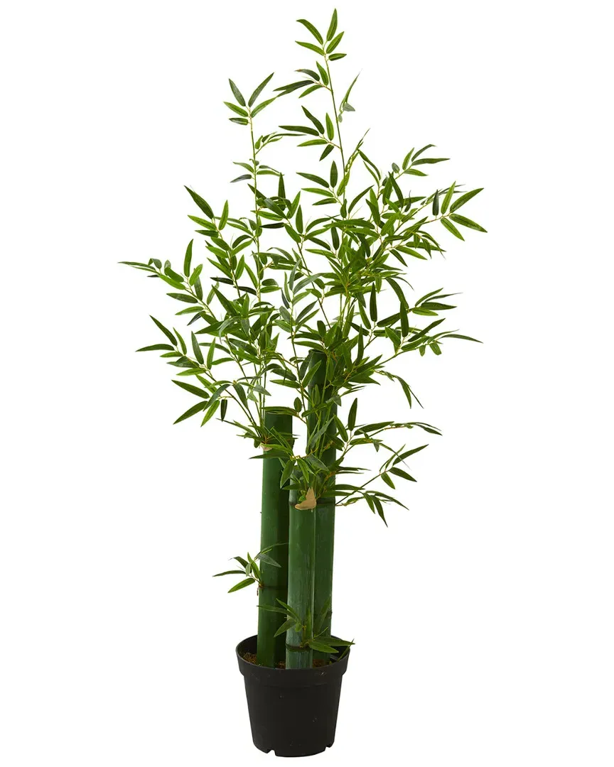 5ft Bamboo Artificial Tree - Green image