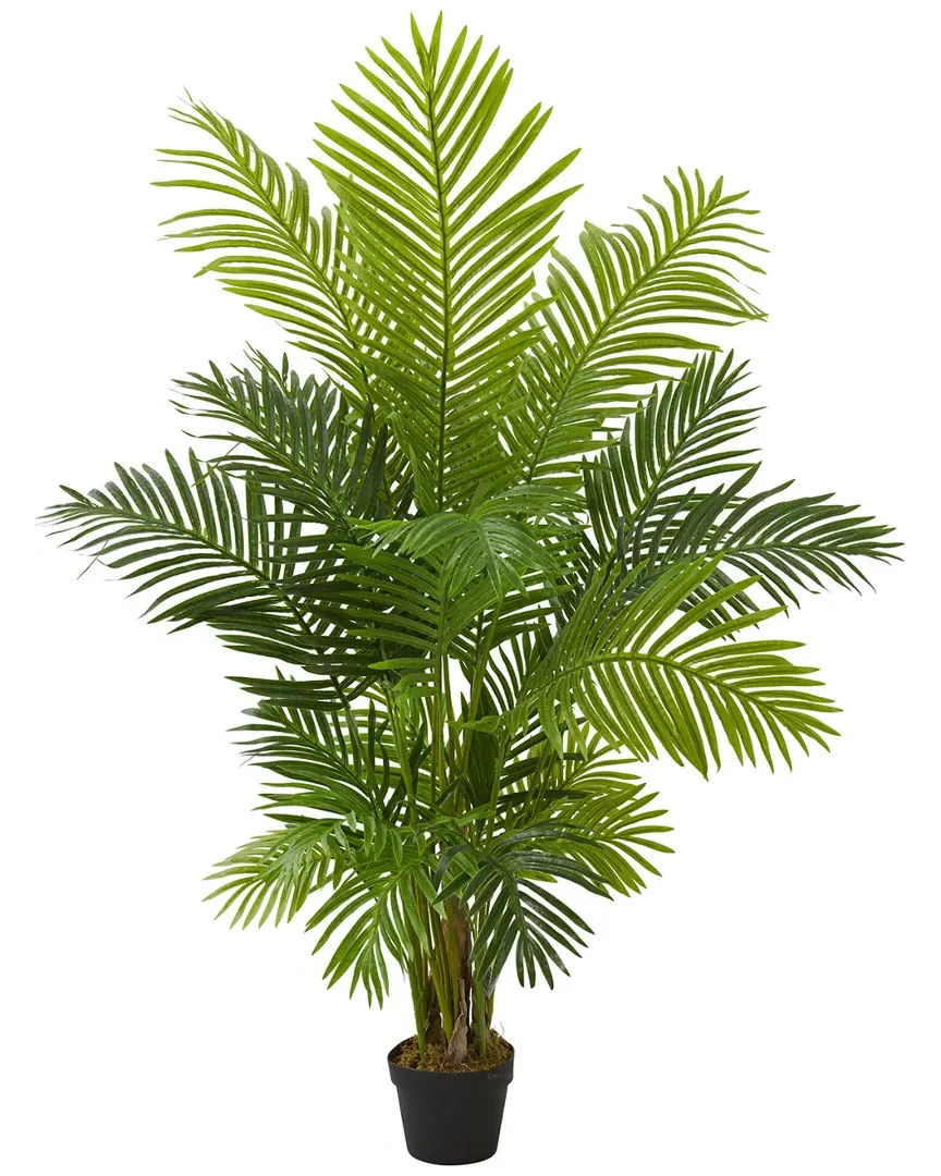 5ft Hawaii Palm Artificial Tree - Green image