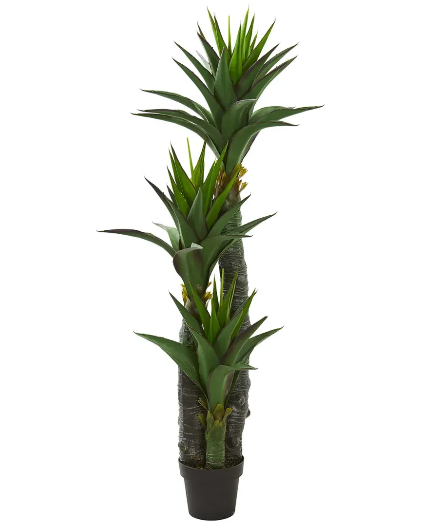 5ft Yucca Artificial Tree with Black Planter