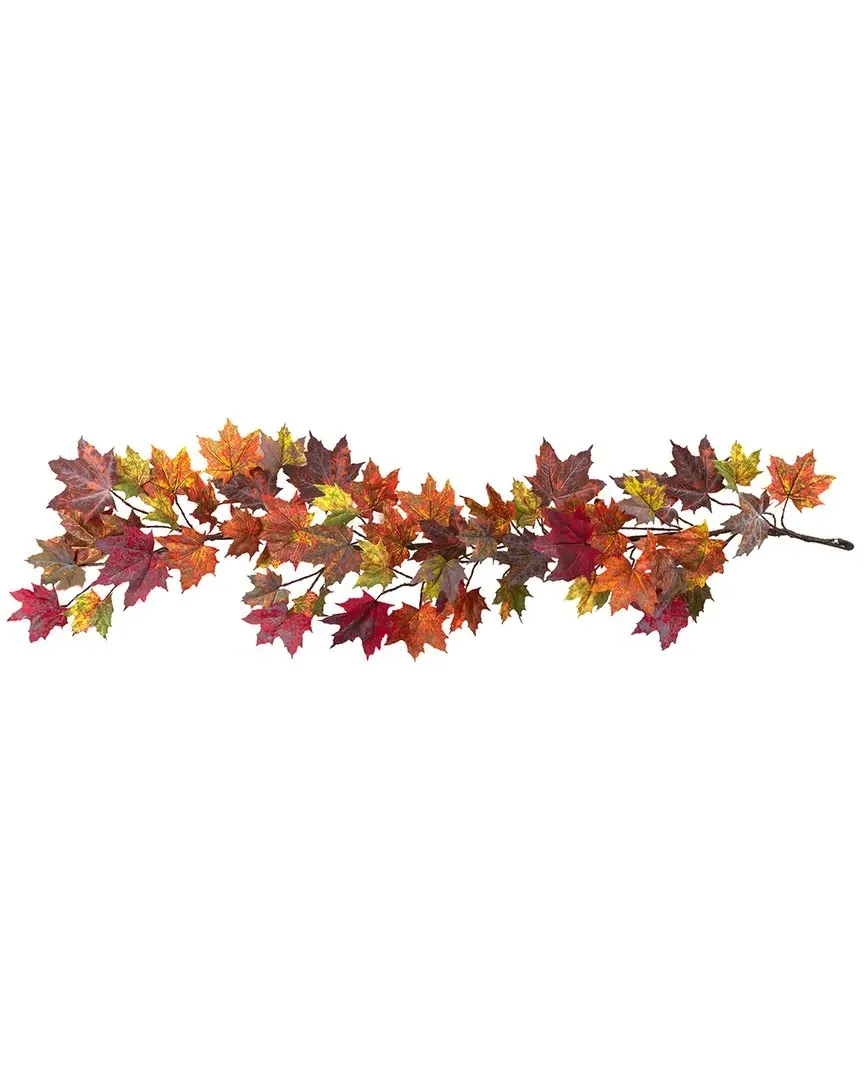 60in Maple Leaf Garland - Multi image