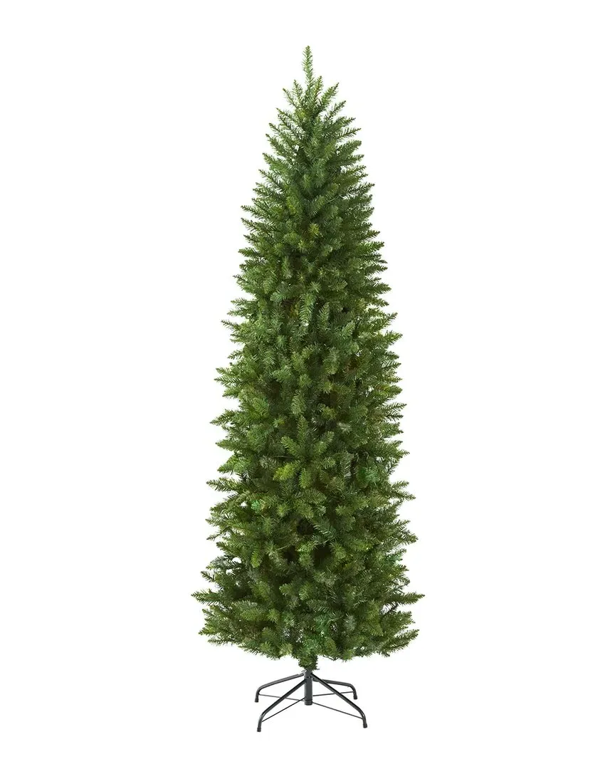 6.5ft Slim Mountain Pine Artificial Christmas Tree - Green