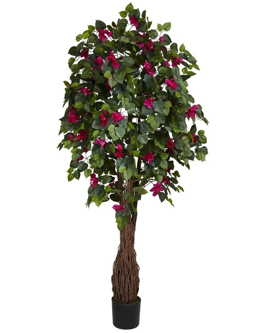 6ft Multi Vine Bougainvillea Silk Tree - Green