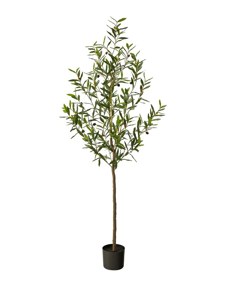 6ft Olive Artificial Tree - Green