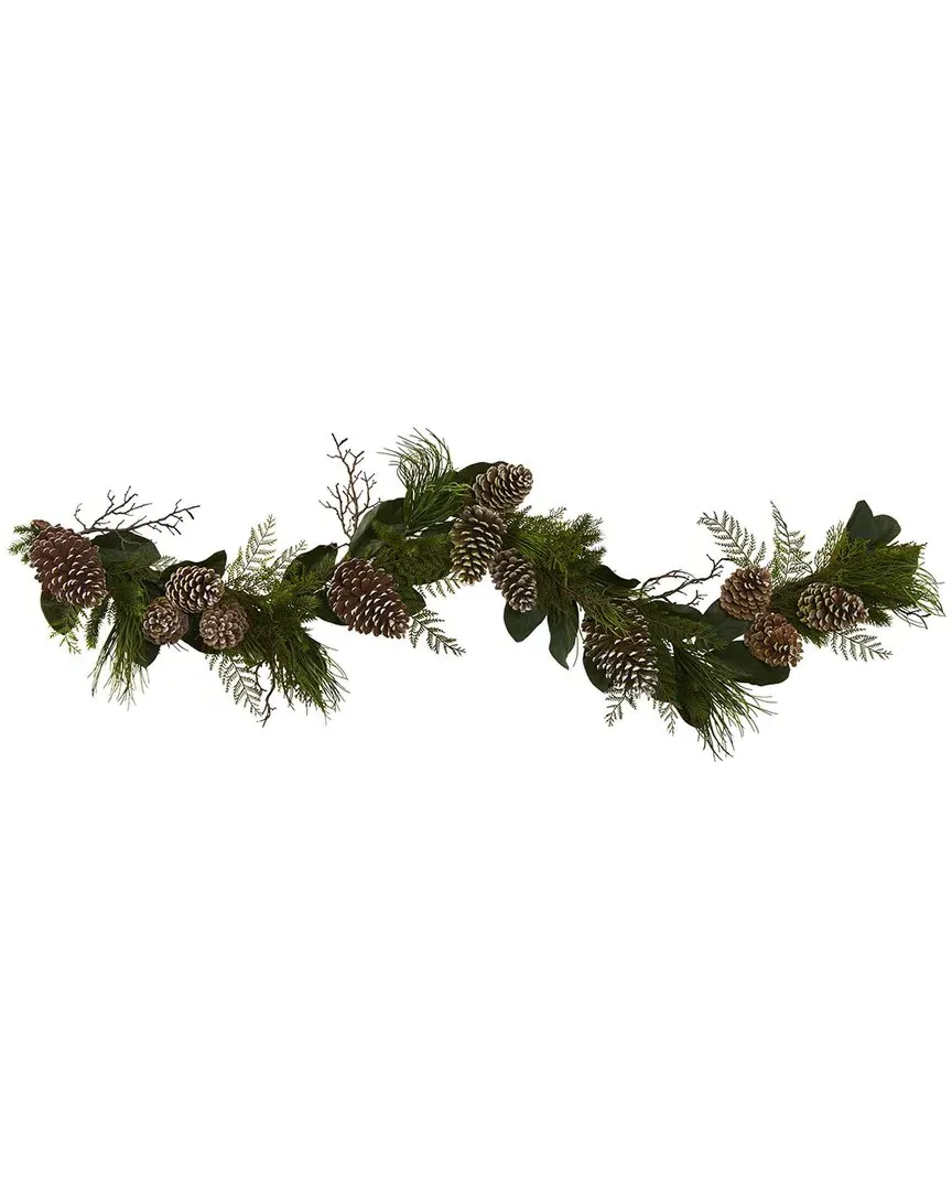 6ft Pinecone & Pine Artificial Garland - Green