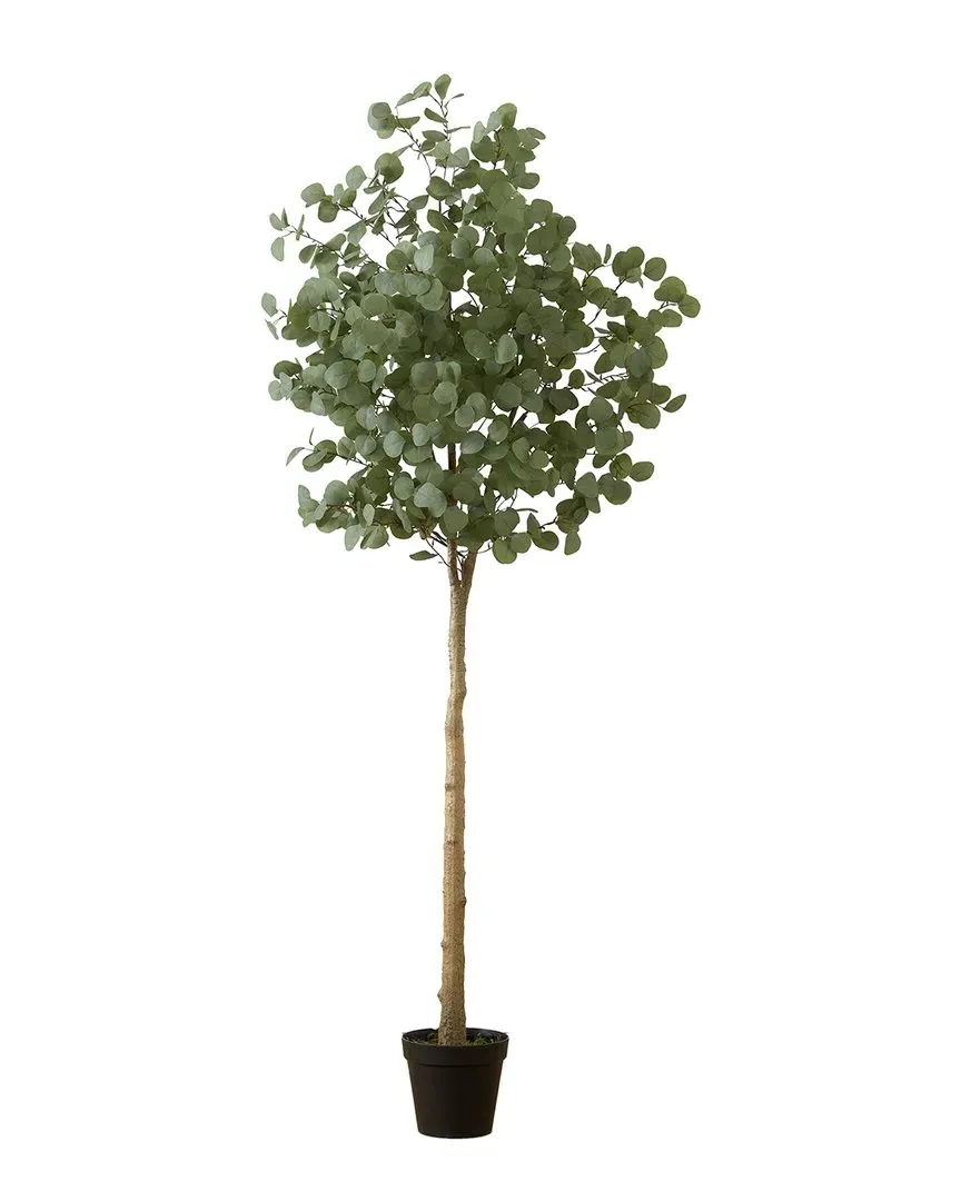 7ft Artificial Eucalyptus Tree - Green
