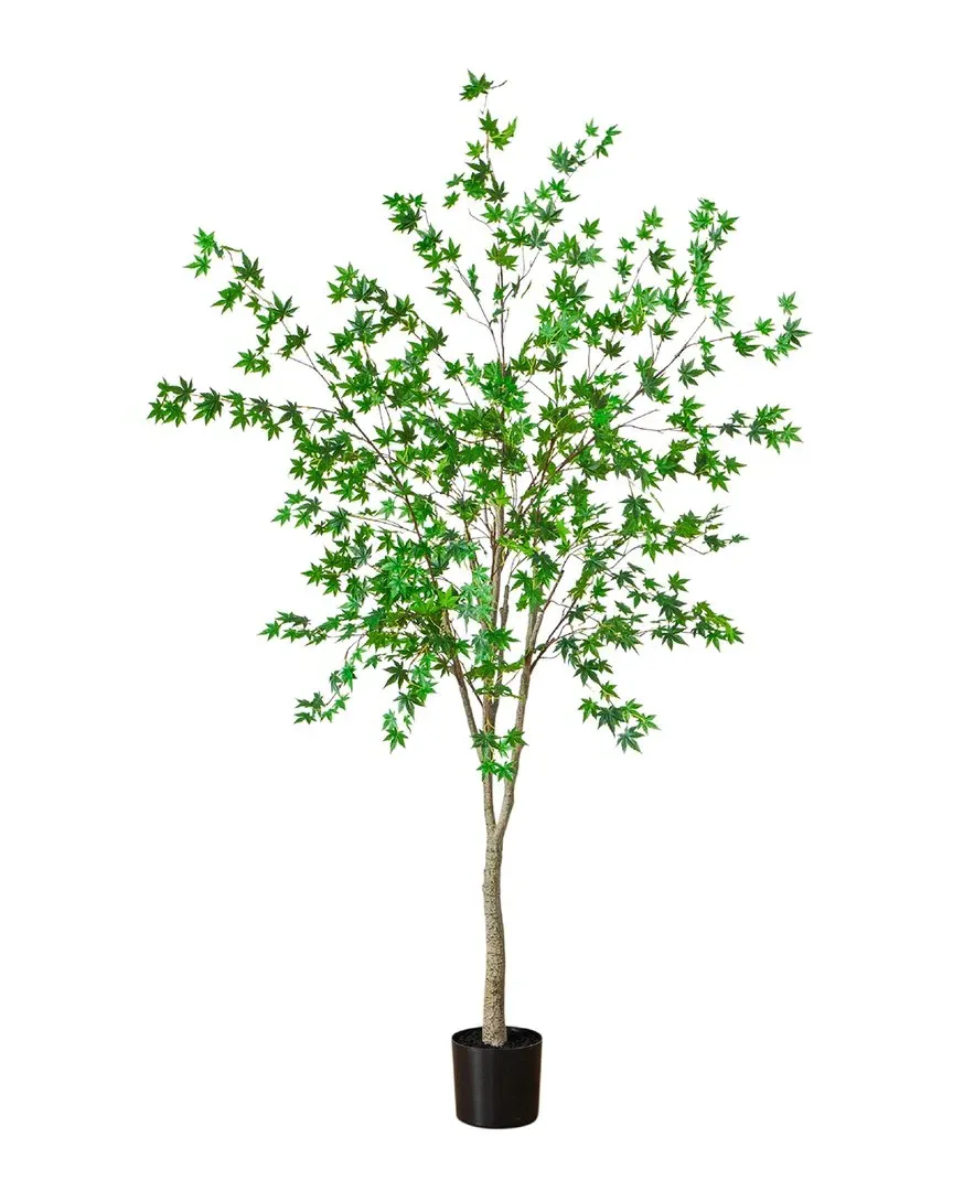 7ft Artificial Maple Tree - Green image