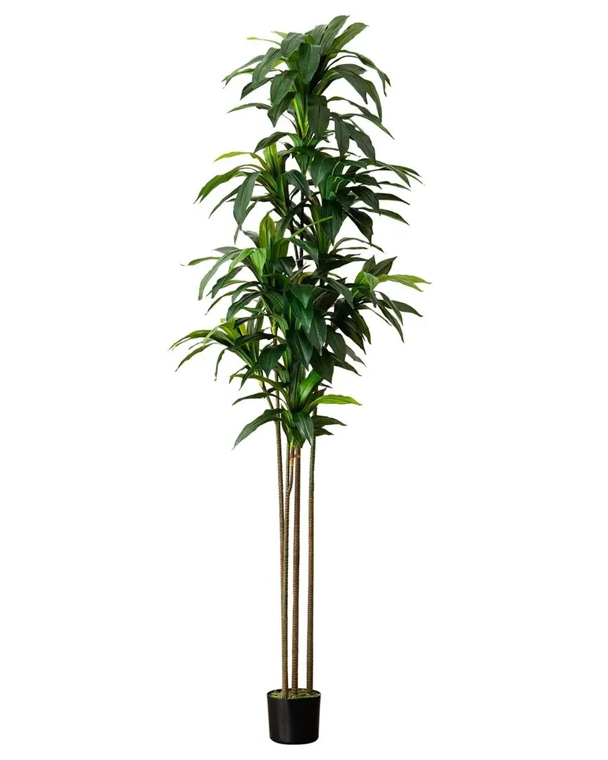 9ft Artificial Dracaena Tree with Real Touch Leaves - Green
