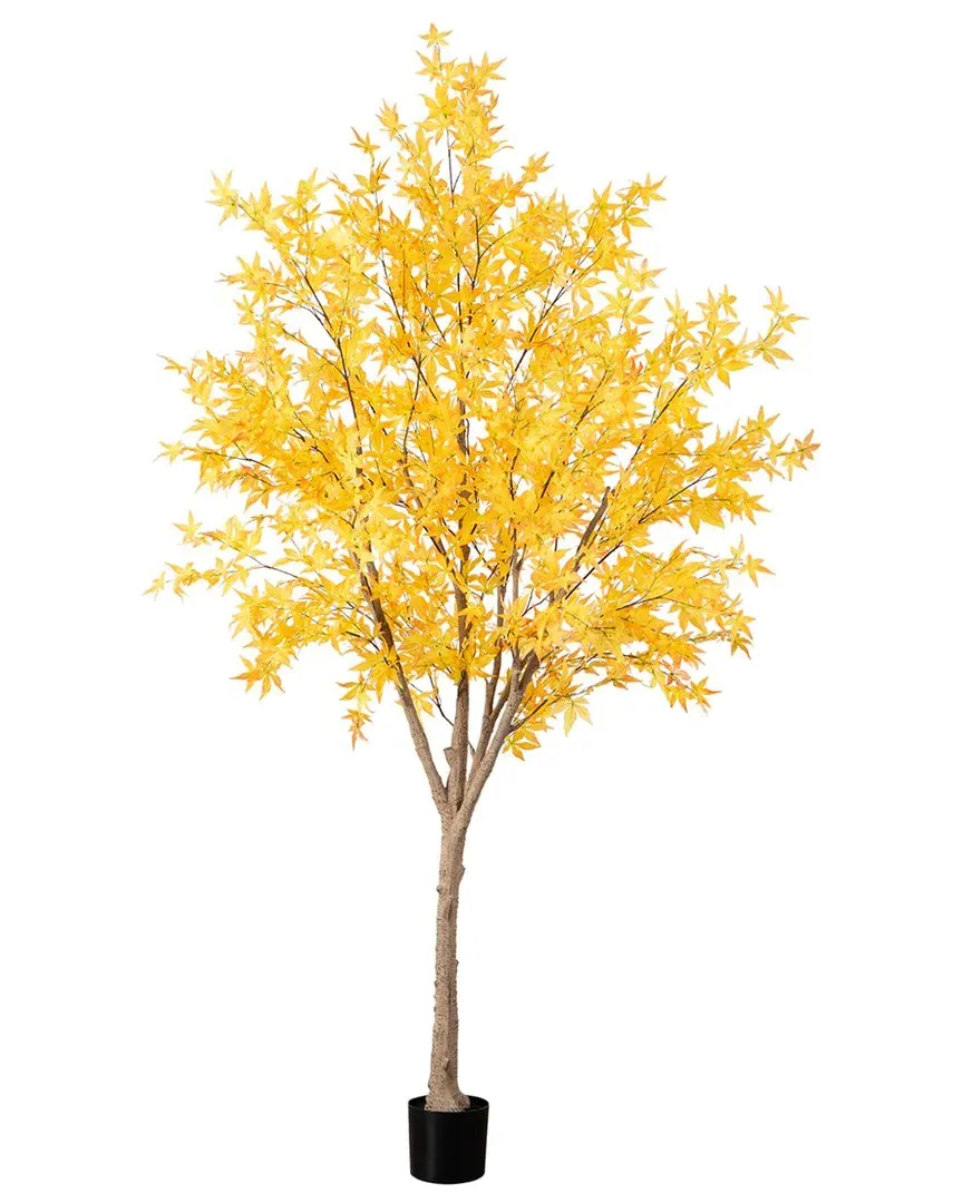 Autumn Maple Artificial Tree 9ft - Yellow
