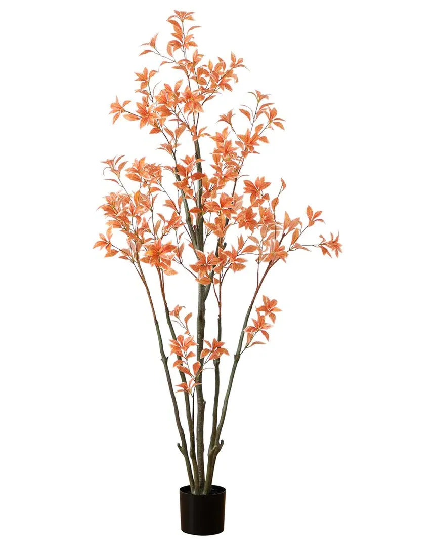 Autumn Pieris Artificial Tree 6ft - Orange