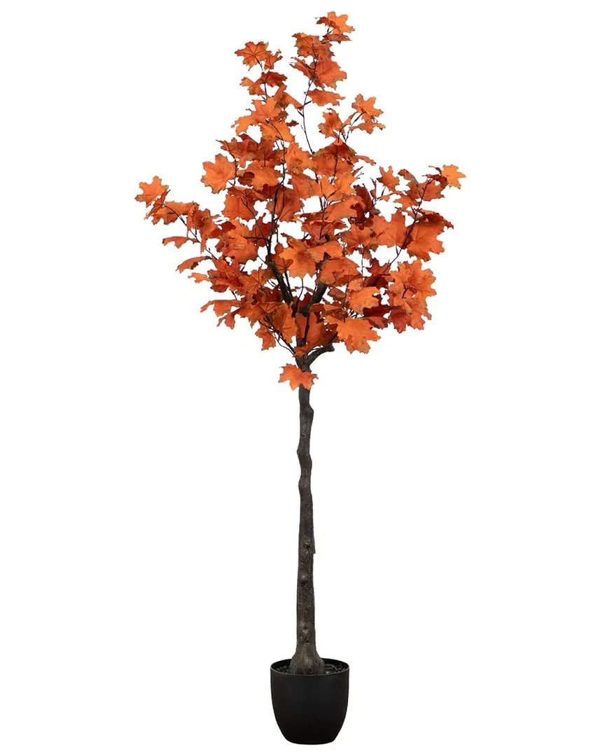 Autumn Rustic Maple Artificial Tree 5ft - Orange