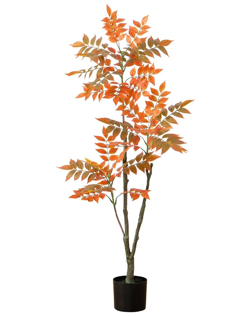 Autumn Sumac Artificial Tree 4ft - Orange