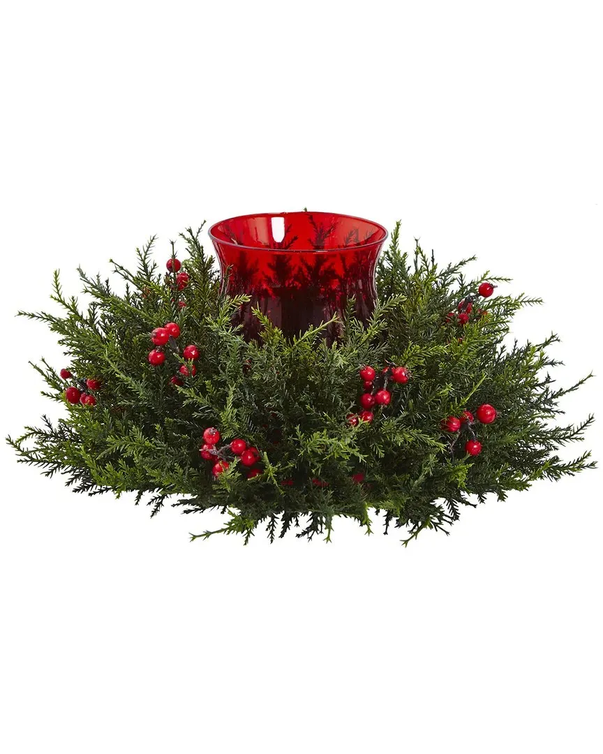 Cedar Berry Candelabrum - Green image