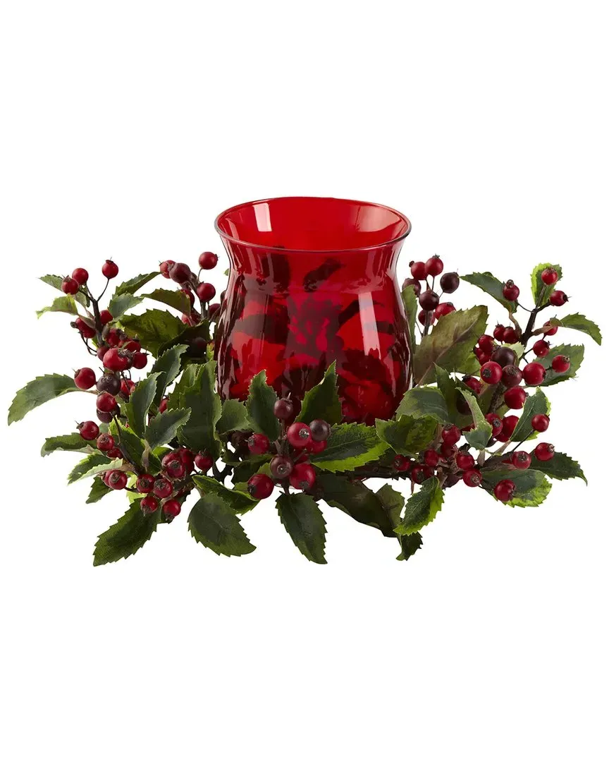 Holly Berry Candelabrum - Red image