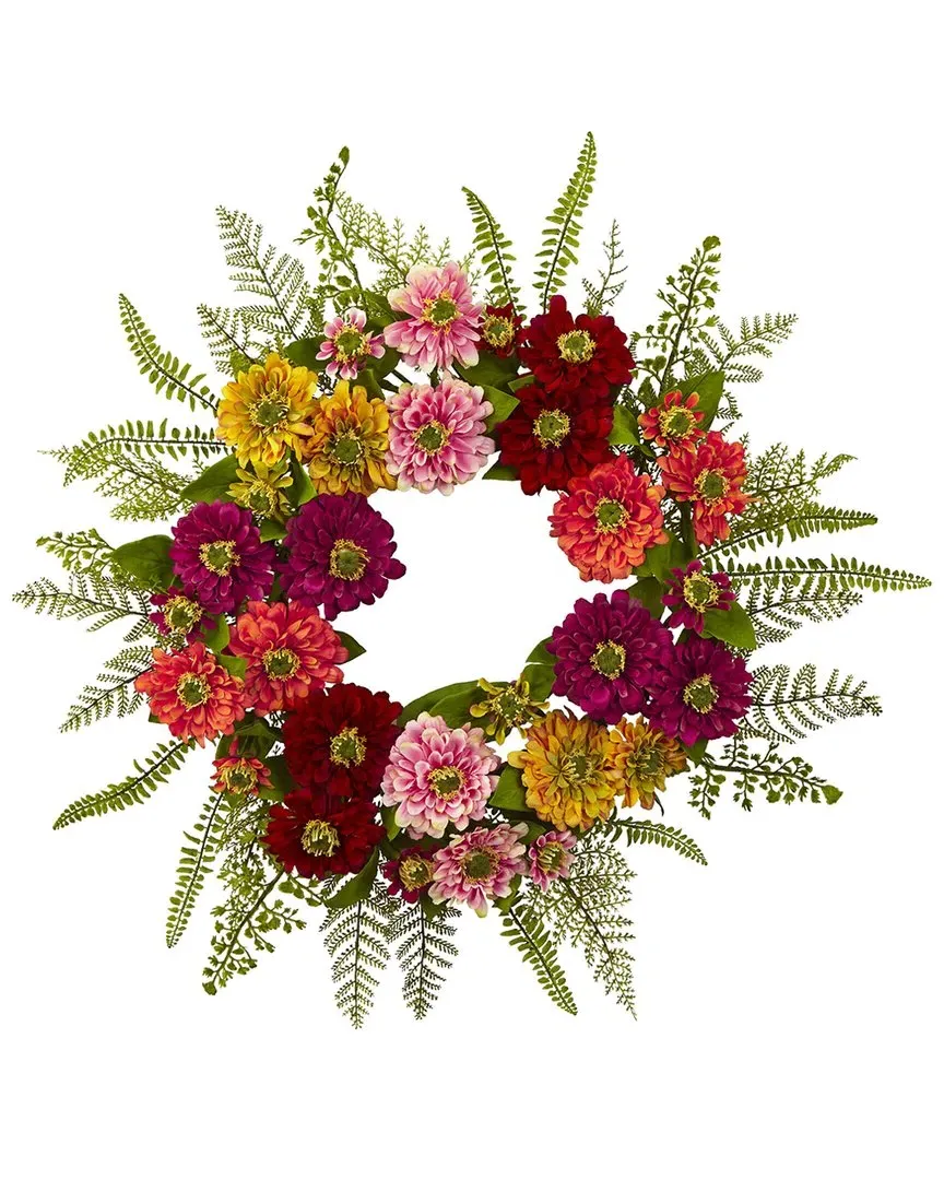 Mixed Flower Wreath - Multi