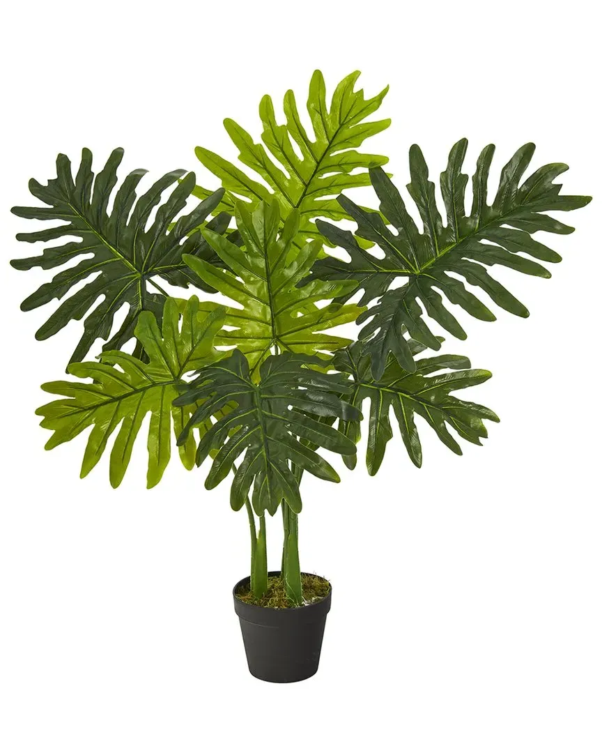 Nearly Natural 3ft Philodendron Artificial Plant - Green image