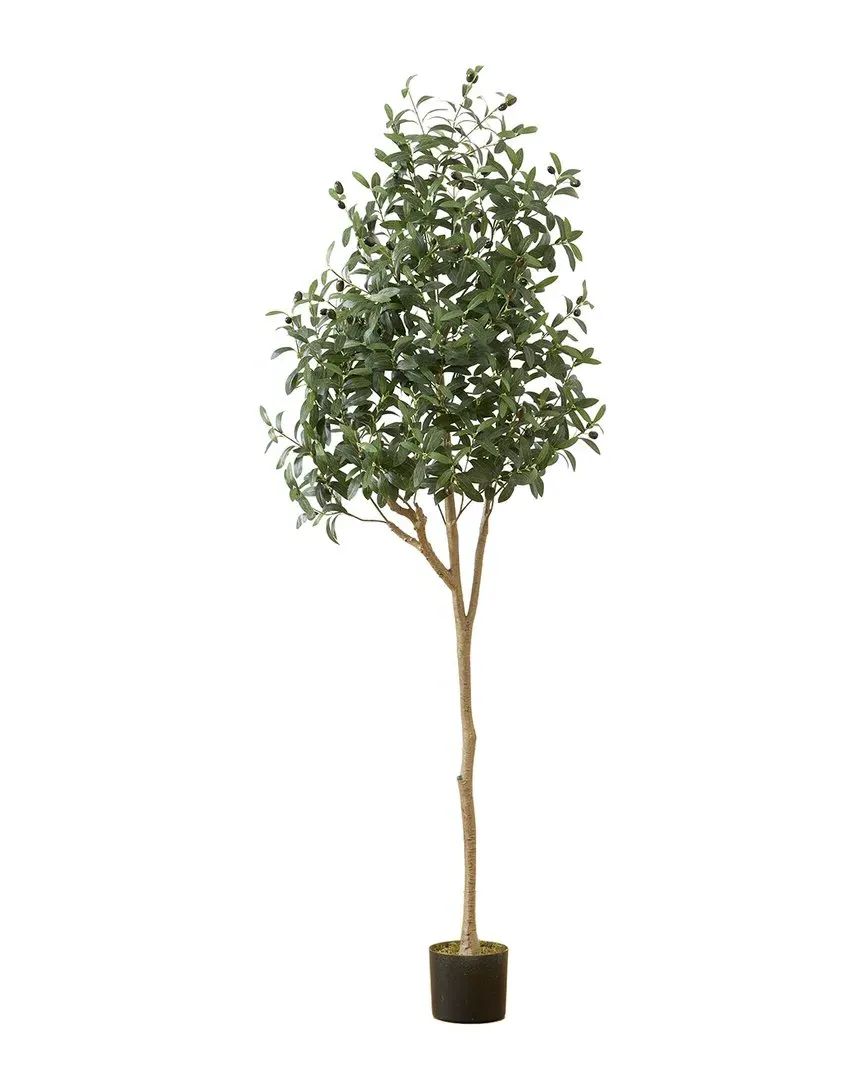 Nearly Natural 6ft Artificial Olive Tree - Green image