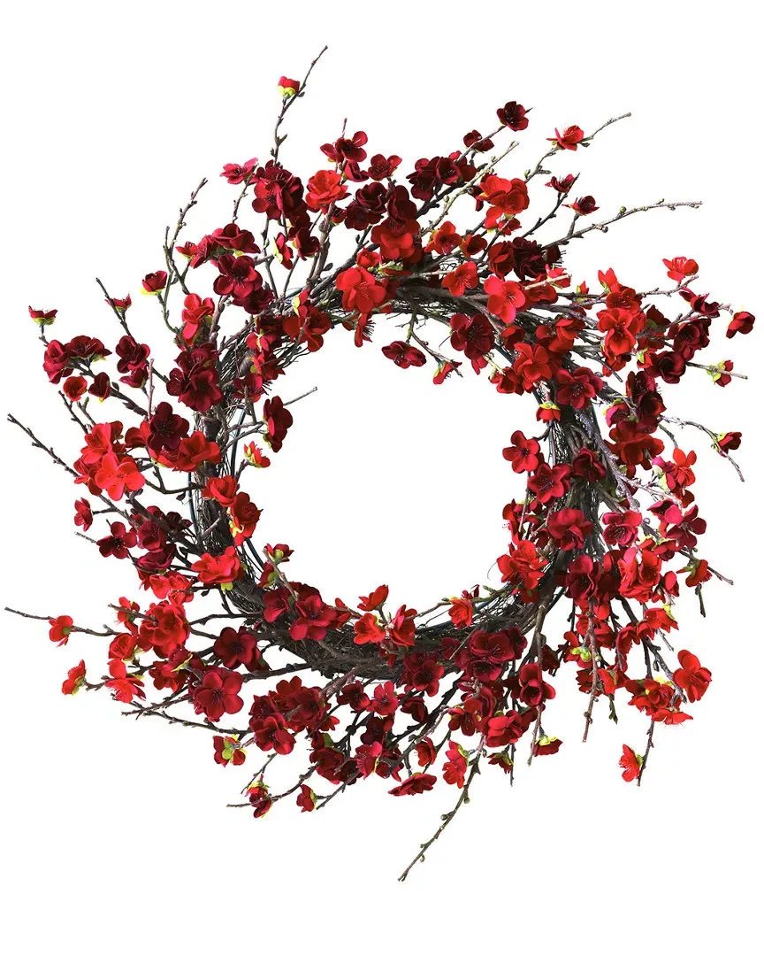 Plum Blossom Wreath - Red