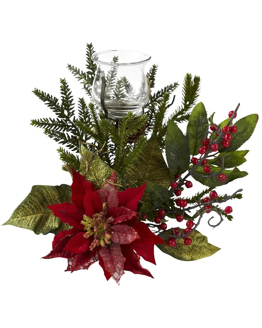 Poinsettia Candelabrum - Green image