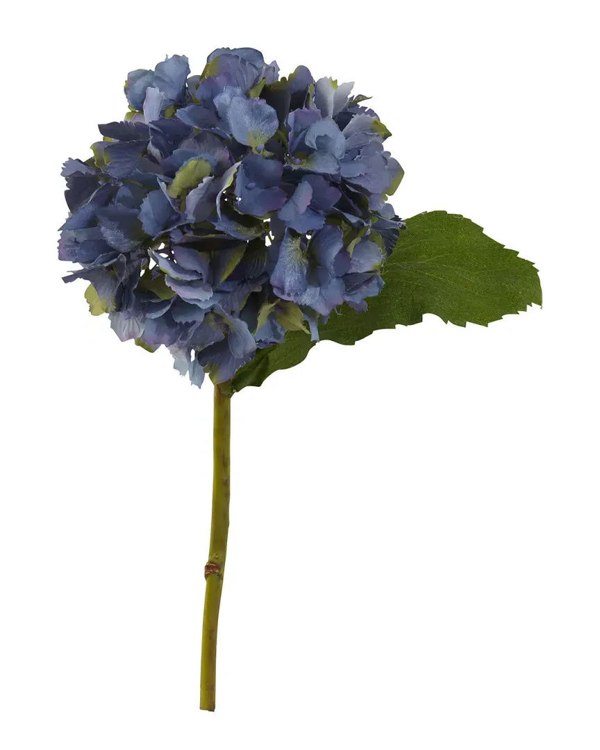 Set of 12 Hydrangea Artificial Flowers - Blue