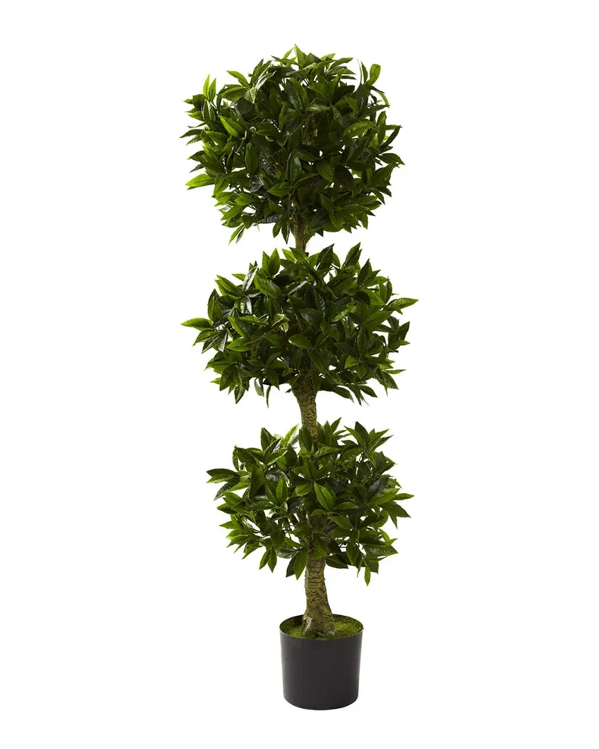 Triple Bay Leaf Topiary UV Resistant - Green image