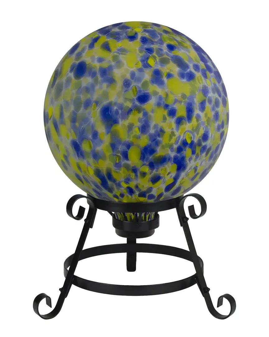 10in Garden Gazing Ball - Yellow, Glass image