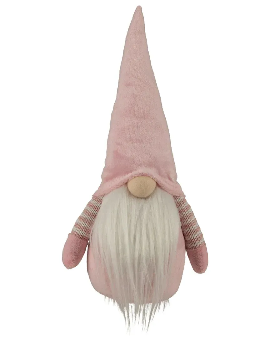 12in Spring Gnome Figure - Pink, Fabric