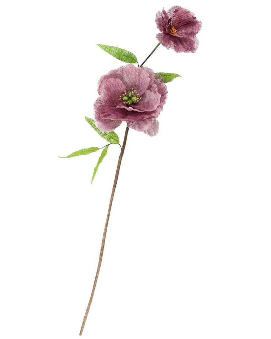 40in Artificial Spring Floral Craft Spray - Purple