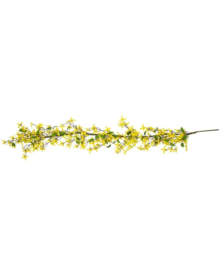 5ft Forsythia & Berry Spring Garland - Yellow