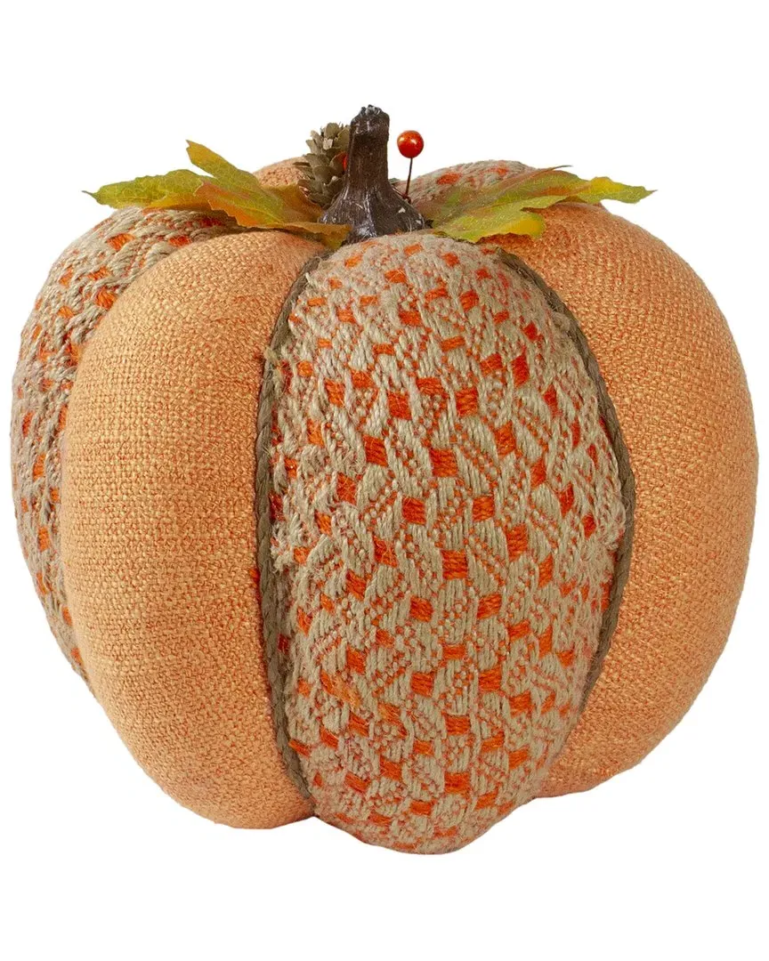 8.5in Autumn Harvest Thanksgiving Table Top Decoration - Orange image