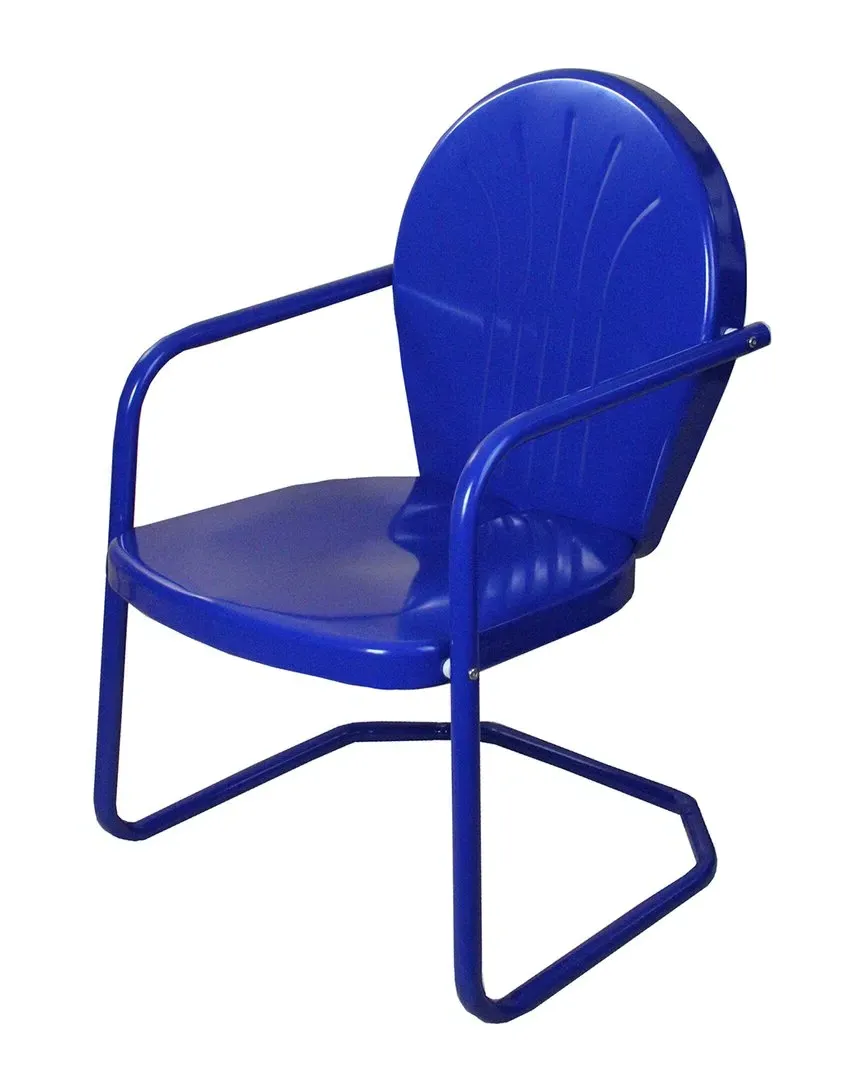 Tulip Armchair - Blue, Steel image