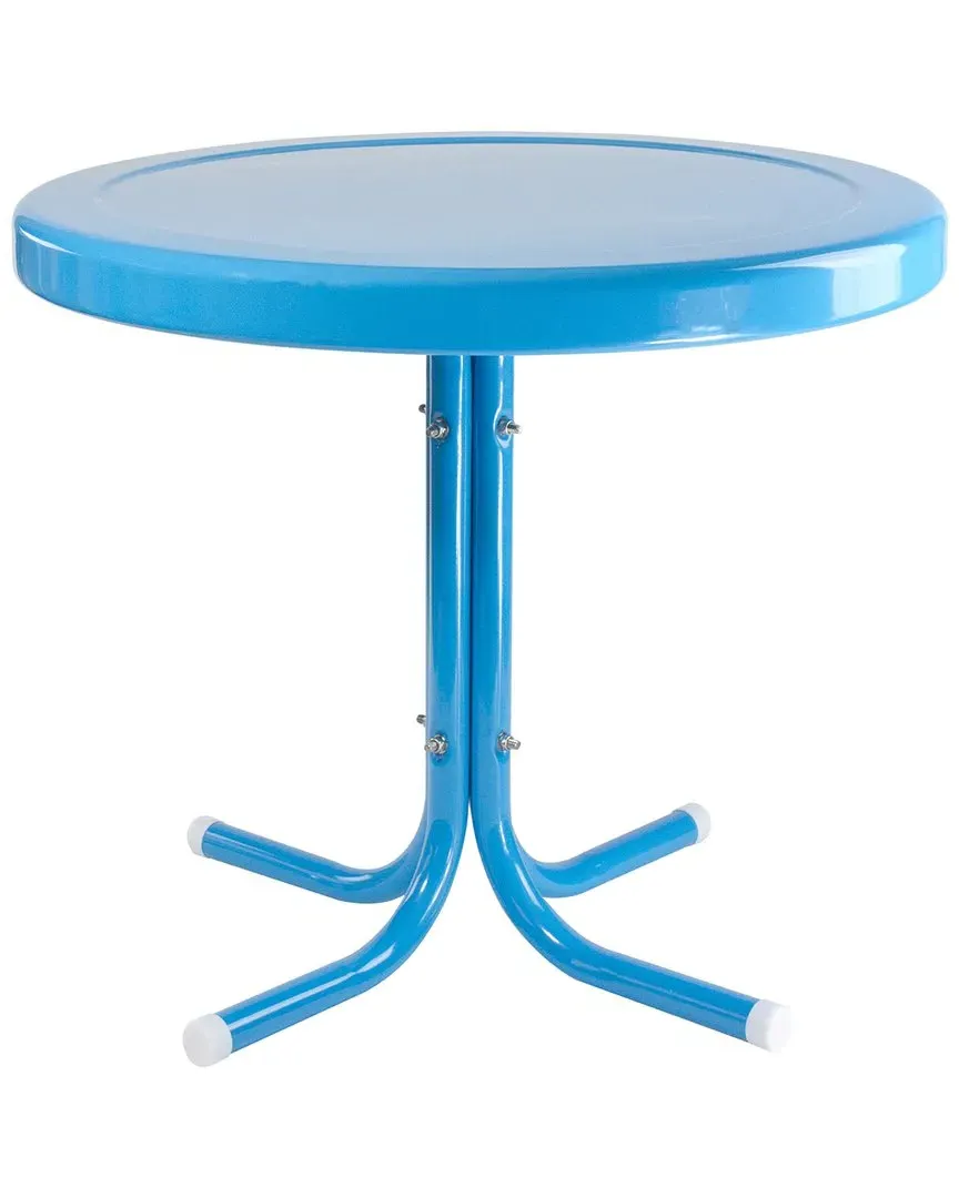 Tulip Round Side Table - Blue, Steel image