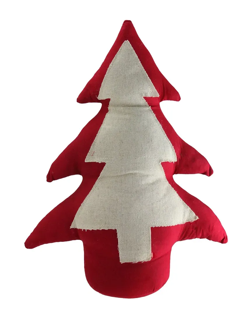 Weighted Base Christmas Tree Tabletop Decoration - Red image