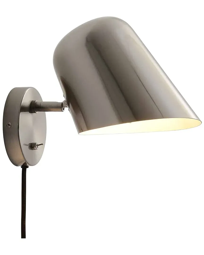 Culver Plug-In Wall Sconce - Satin Nickel, Steel
