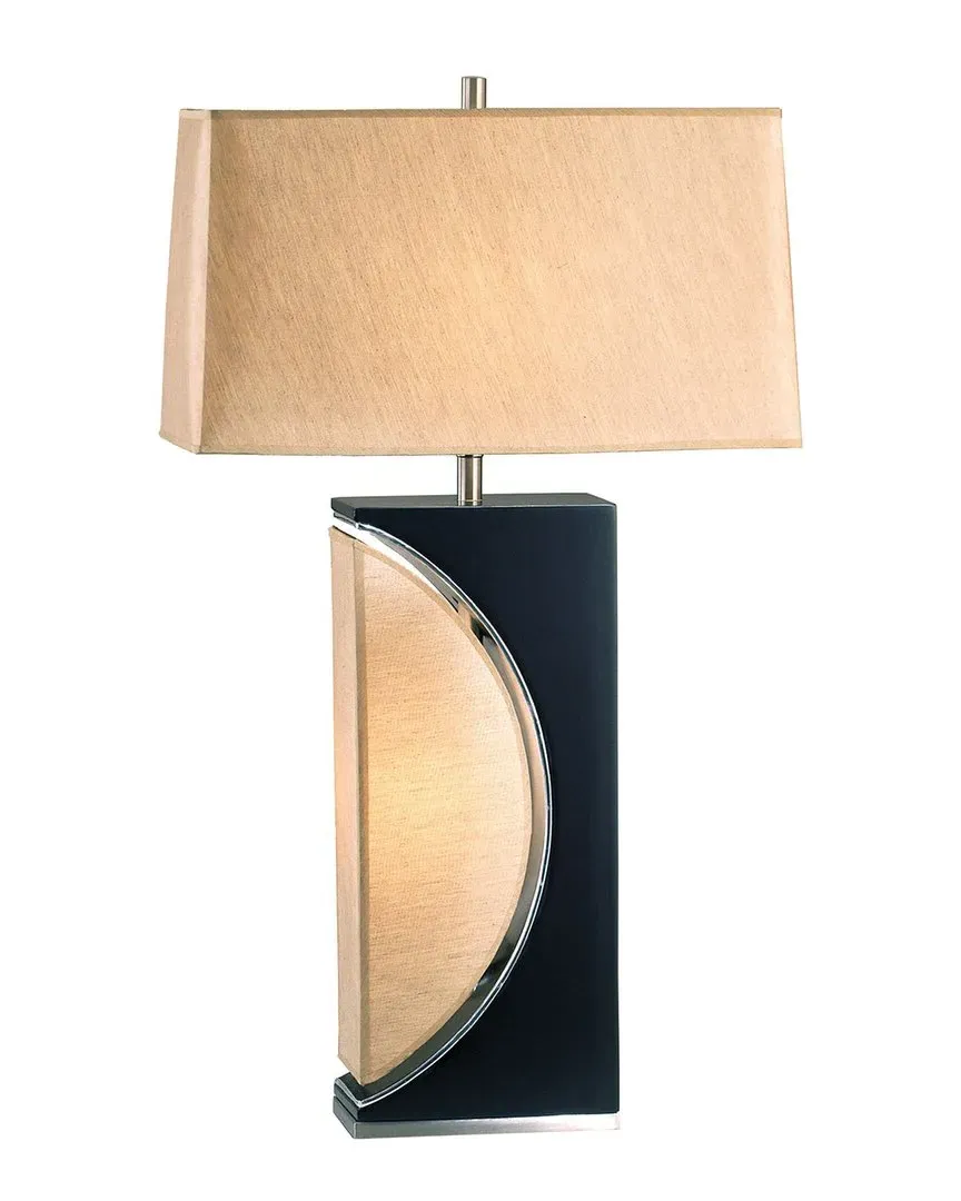 Half Moon Table Lamp - Brushed Nickel image