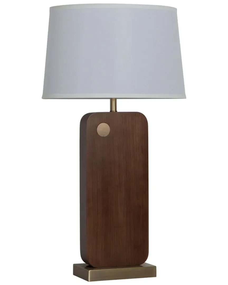 Laurel Table Lamp with Touch Dimmer - Walnut, Brass