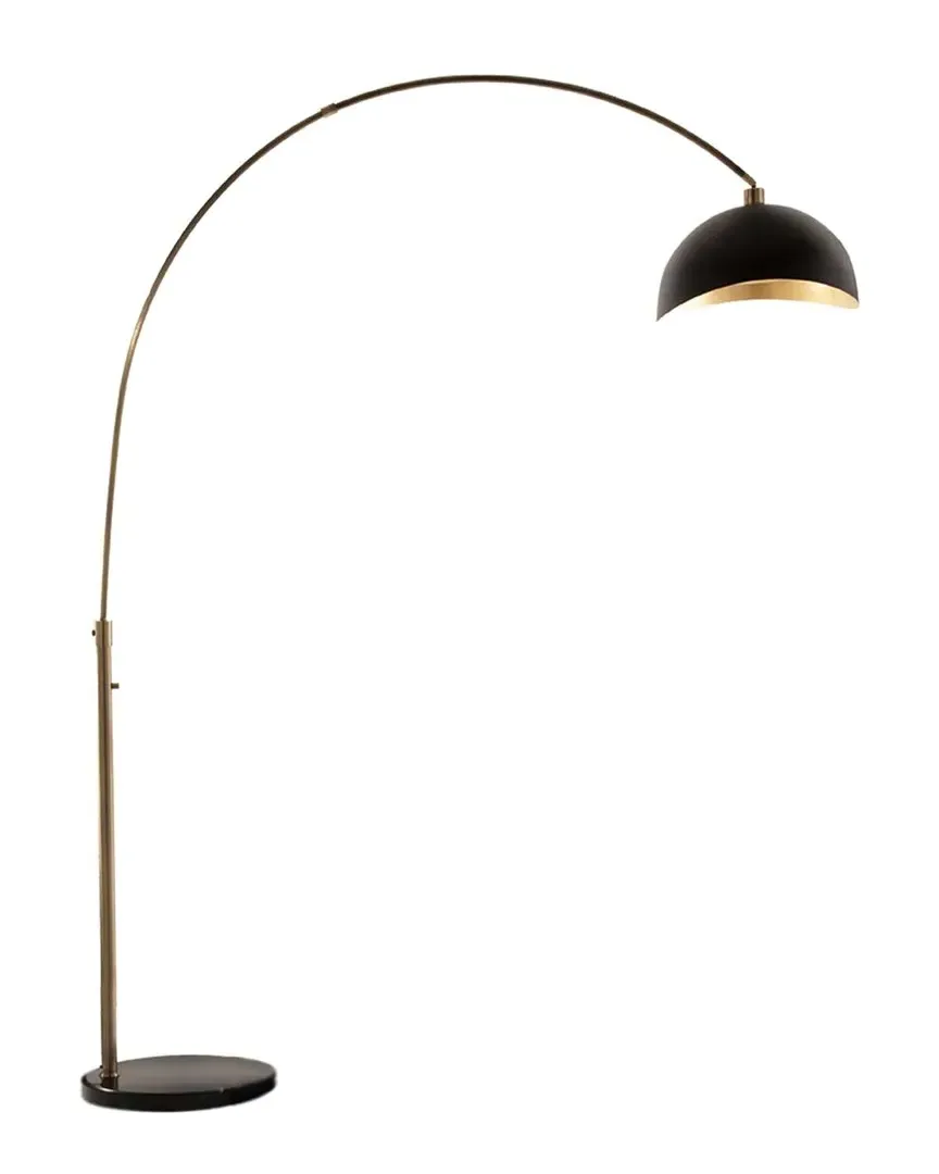 Luna Bella Arc Floor Lamp - Weathered Brass, Steel