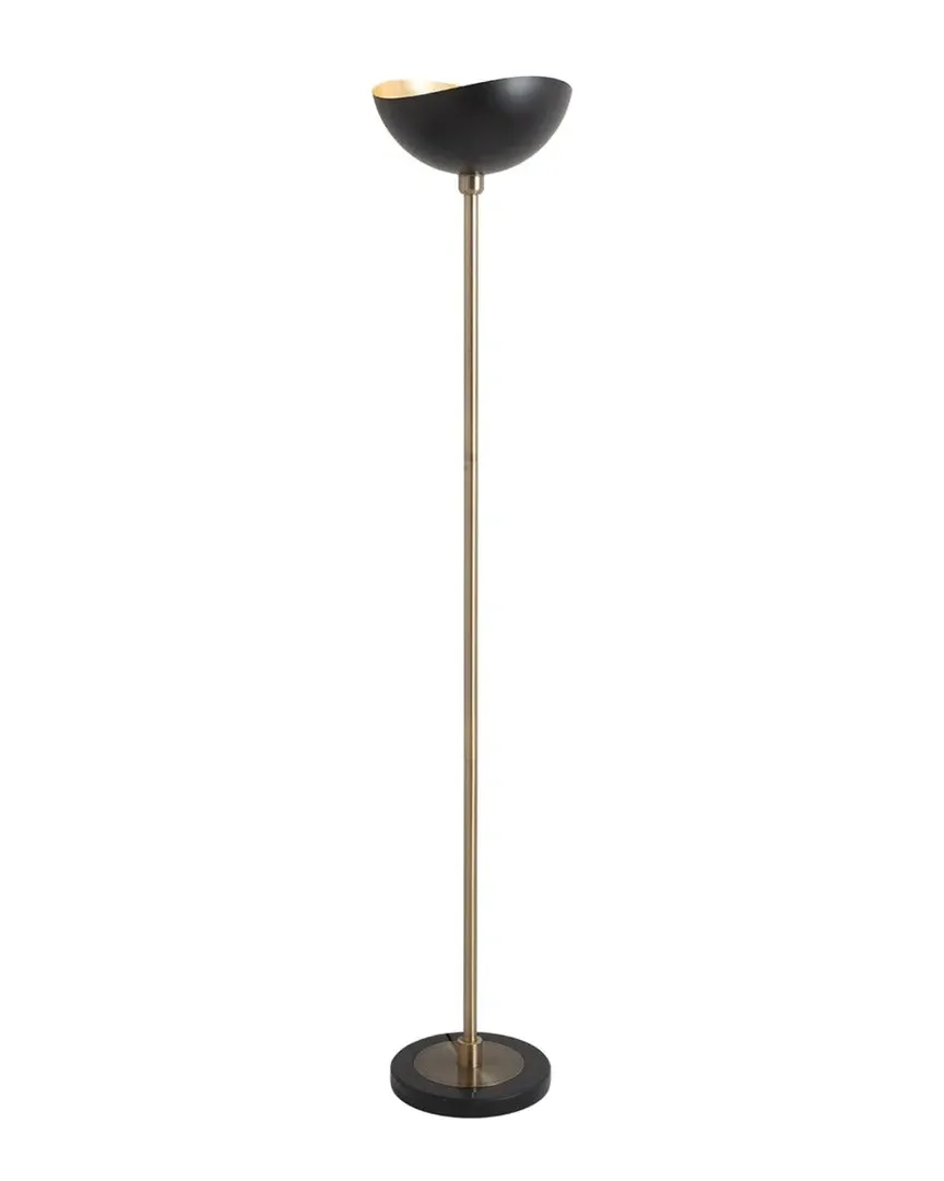 Luna Bella Torchiere Floor Lamp - Weathered Brass, Steel