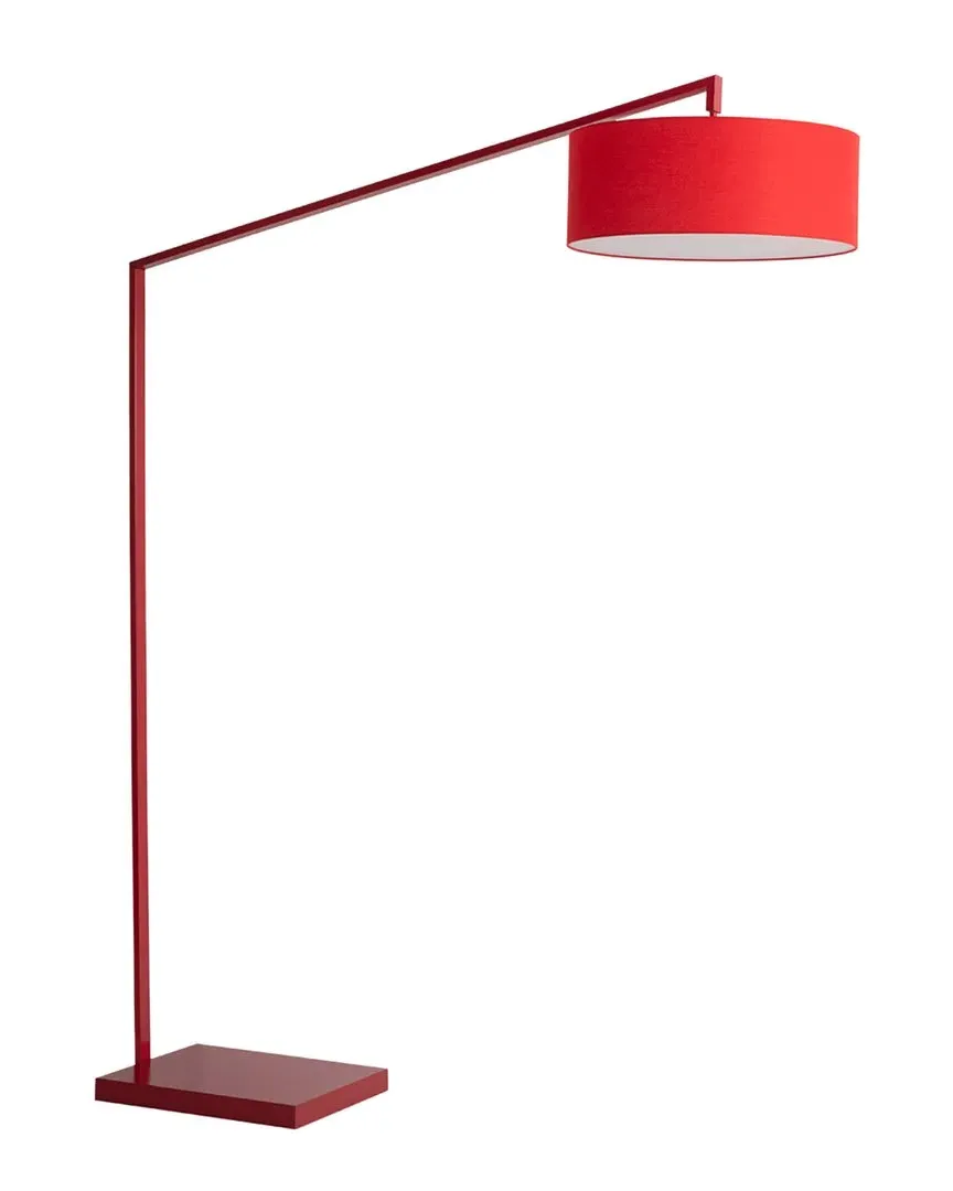 NOVA Stretch Arc Floor Lamp - Red, Steel image