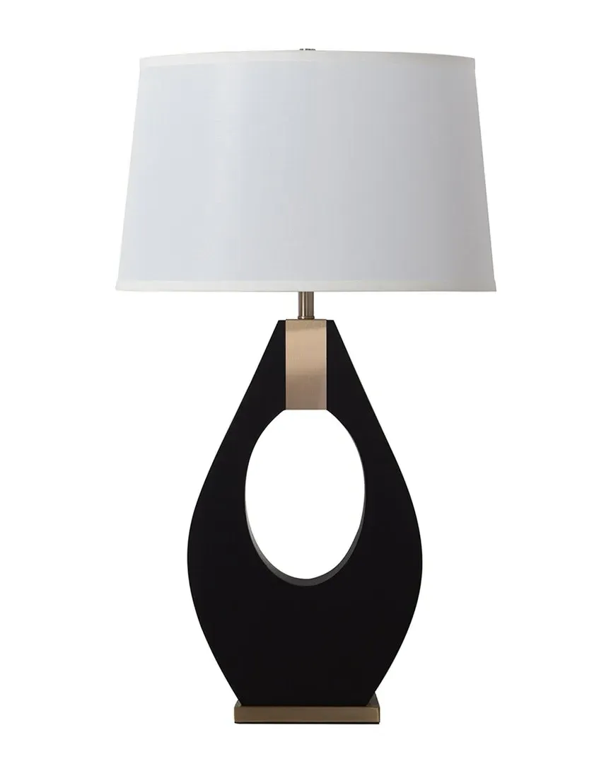 Pearson Table Lamp with 3-Way Switch - Black, Wood image