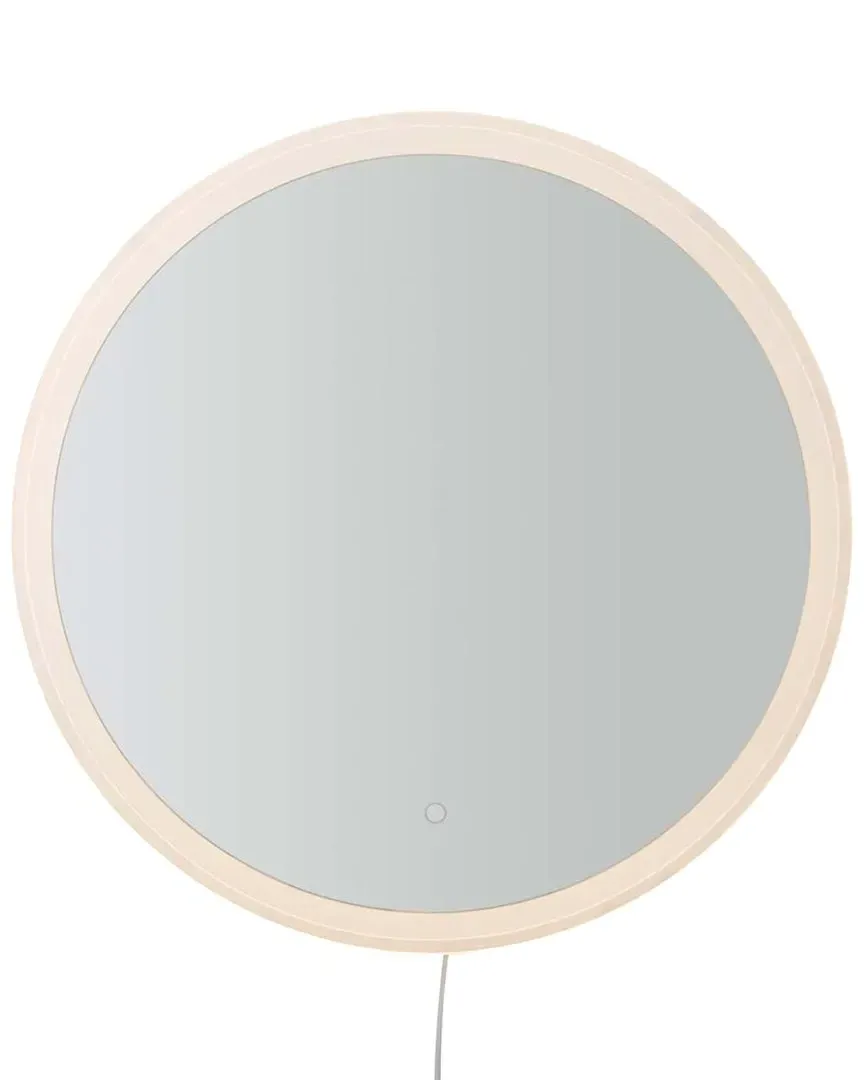 Super Star Round LED Wall Mirror - Chrome image