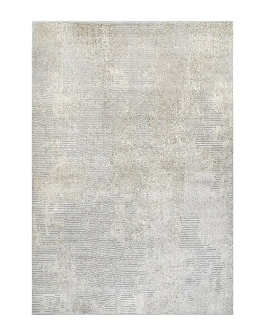 Alice Abstract Waterfall Area Rug - Light Gray
