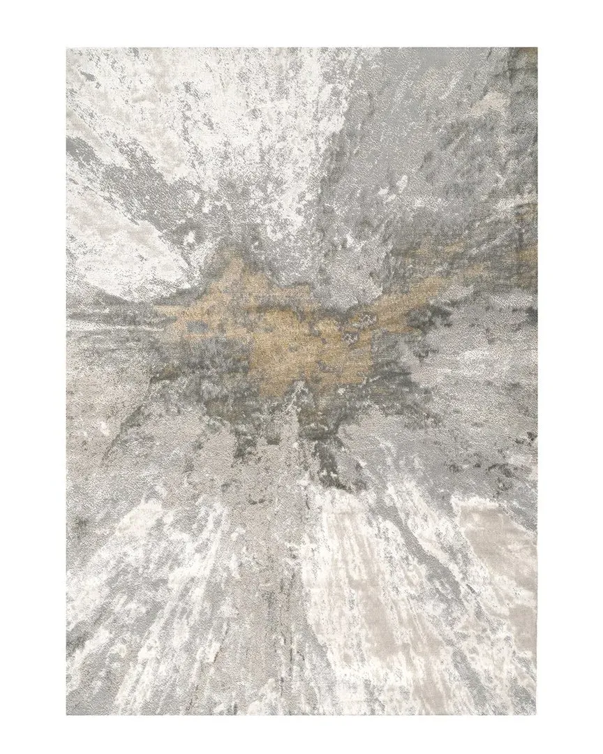 Cyn Abstract Rug - Silver