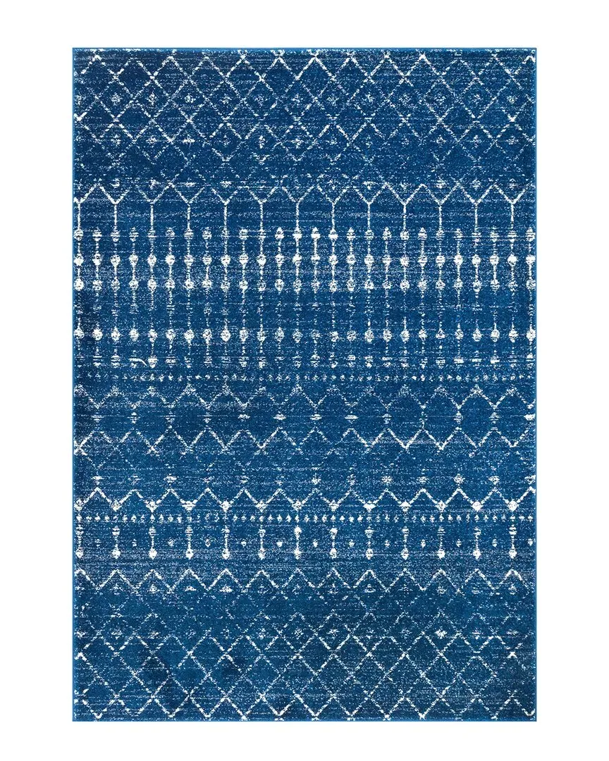 Moroccan Blythe Rug - Blue, Polypropylene image