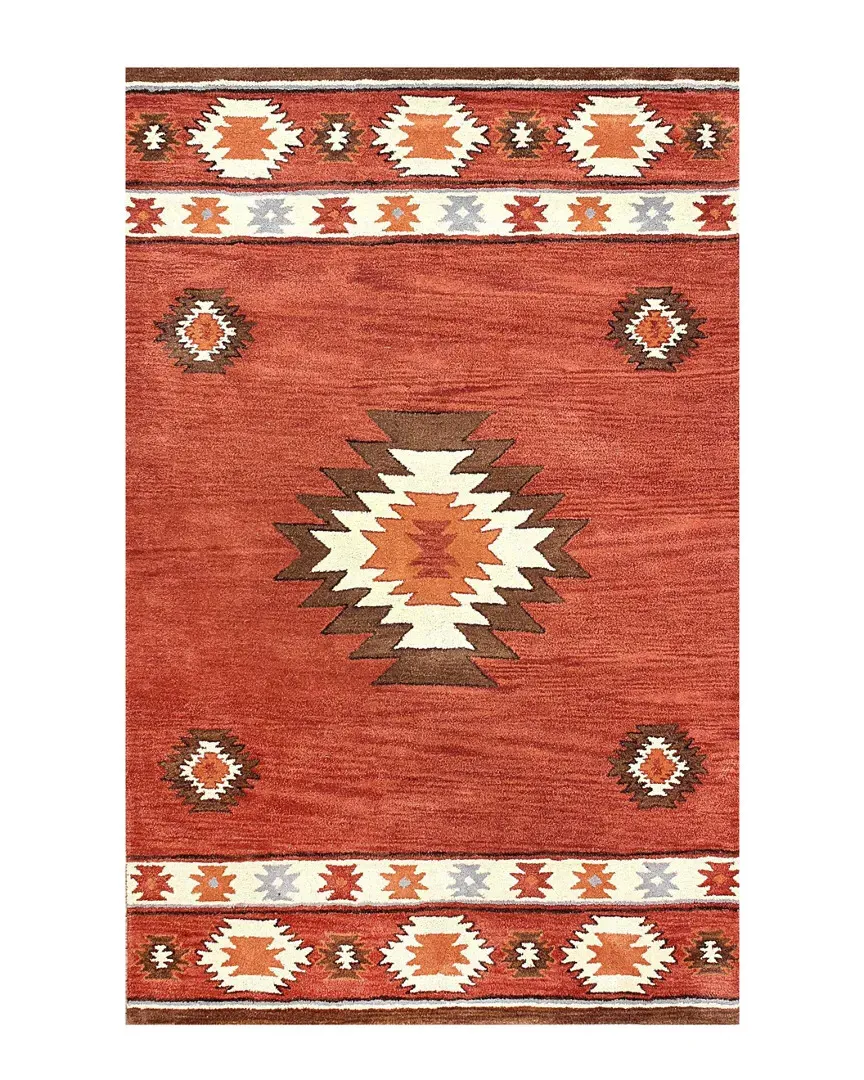 Shyla Hand-Tufted Rug - Wine, Wool image