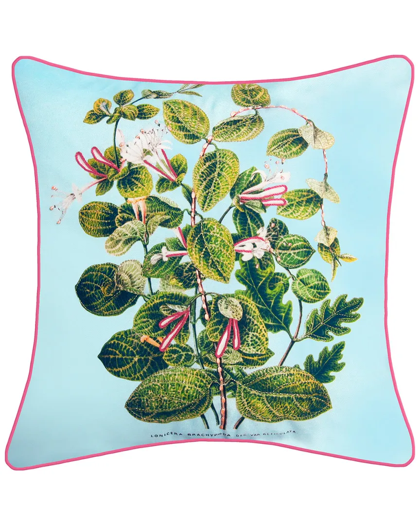 NYBG Leafy Floral Decorative Pillow - Multi, Polyester image