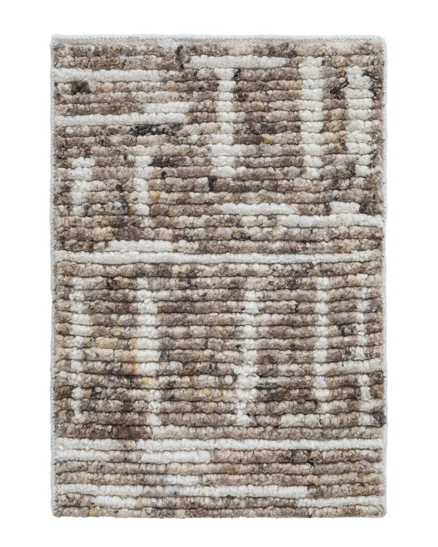 Atlas Hand Knotted Wool Rug - Brown image