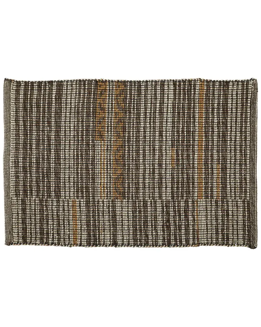 Aurora Flatweave Wool Rug - Brown