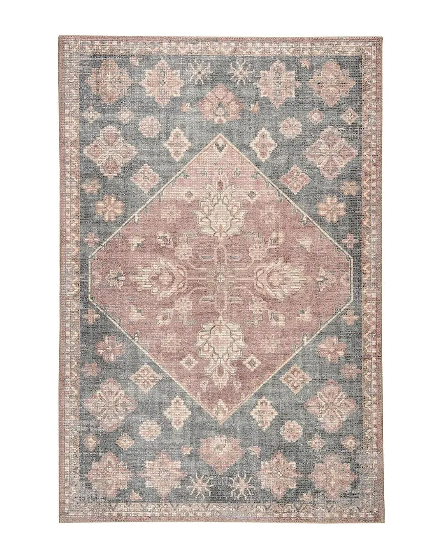 Avalon Diamond Easy Care Rug - Red, Polyester