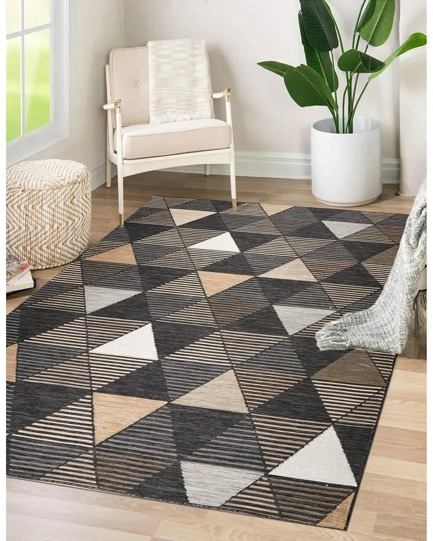 Flatweave Plaza Rug - Grey, Polypropylene