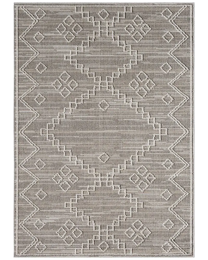 Flatweave Resort Rug - Beige, Polypropylene